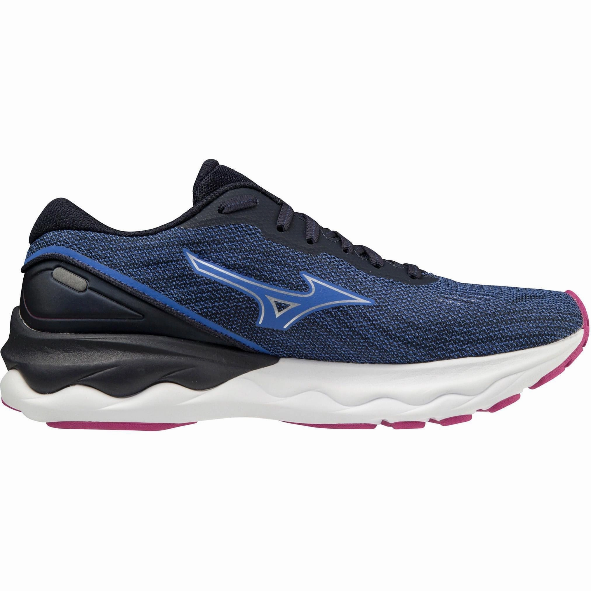 Mizuno Wave Skyrise 3 Womens Running Shoes - Navy Performance Sneakers
