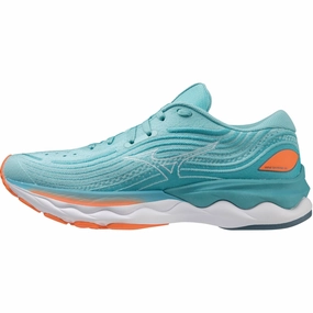 Mizuno Wave Skyrise 4 Womens Running Shoes - Blue Mizuno performance sneakers for training