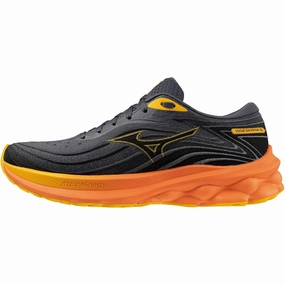 Mizuno Wave Skyrise 5 Mens Running Shoes - Grey Mizuno footwear designs