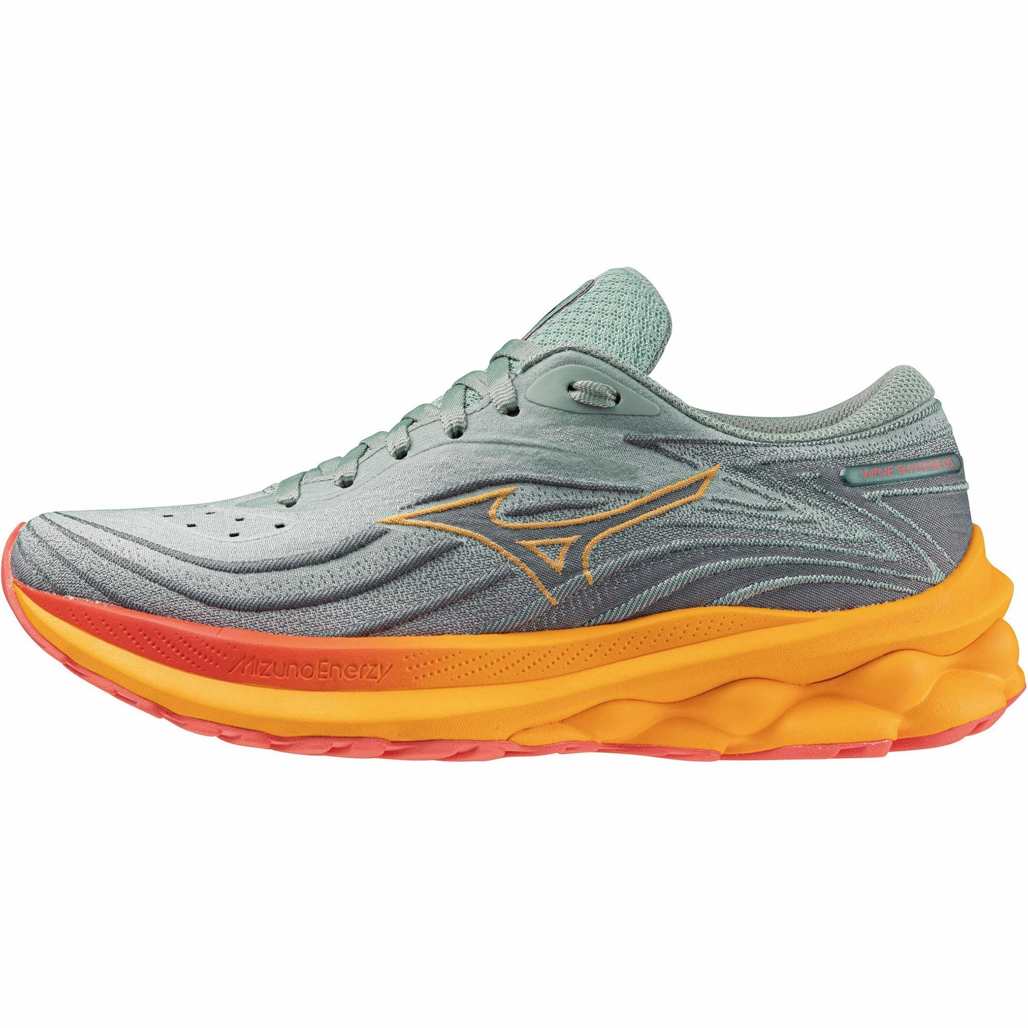 Mizuno Wave Skyrise 5 Womens Running Shoes - Green Mizuno footwear designs