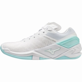 Mizuno Wave Stealth Neo Womens Netball Shoes - White Mizuno footwear designs