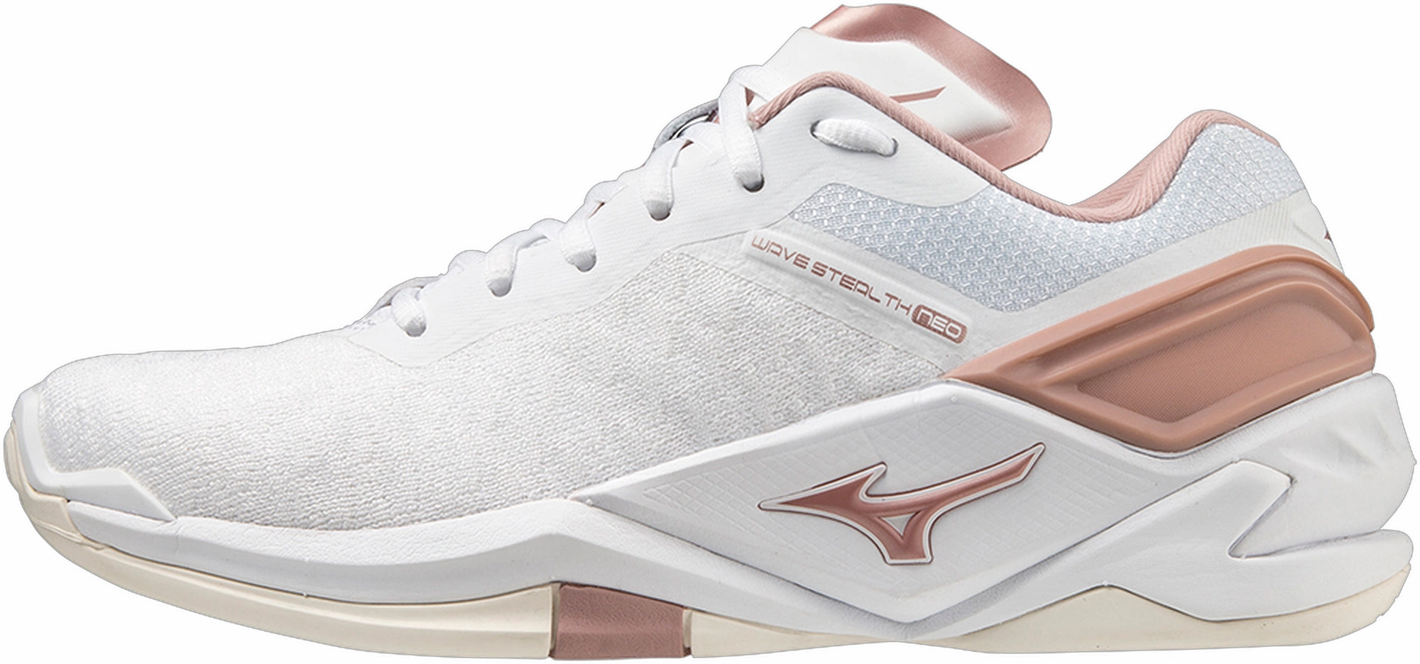 Mizuno Wave Stealth Neo Womens Netball Shoes - White Mizuno performance sneakers for training