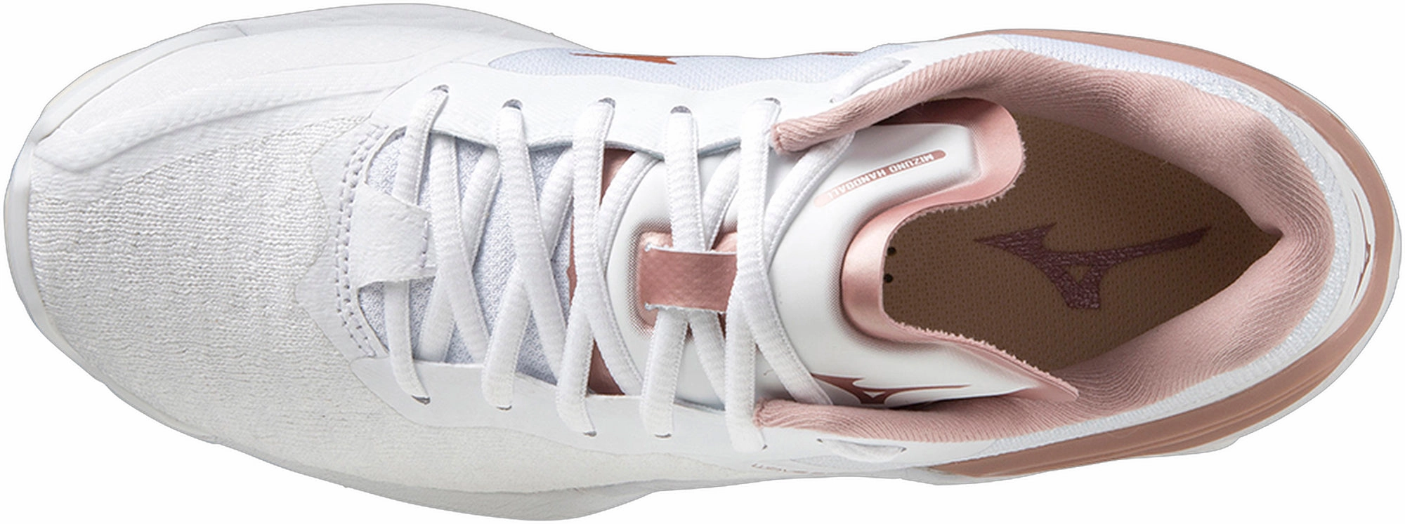 Mizuno Wave Stealth Neo Womens Netball Shoes - White Performance Sneakers