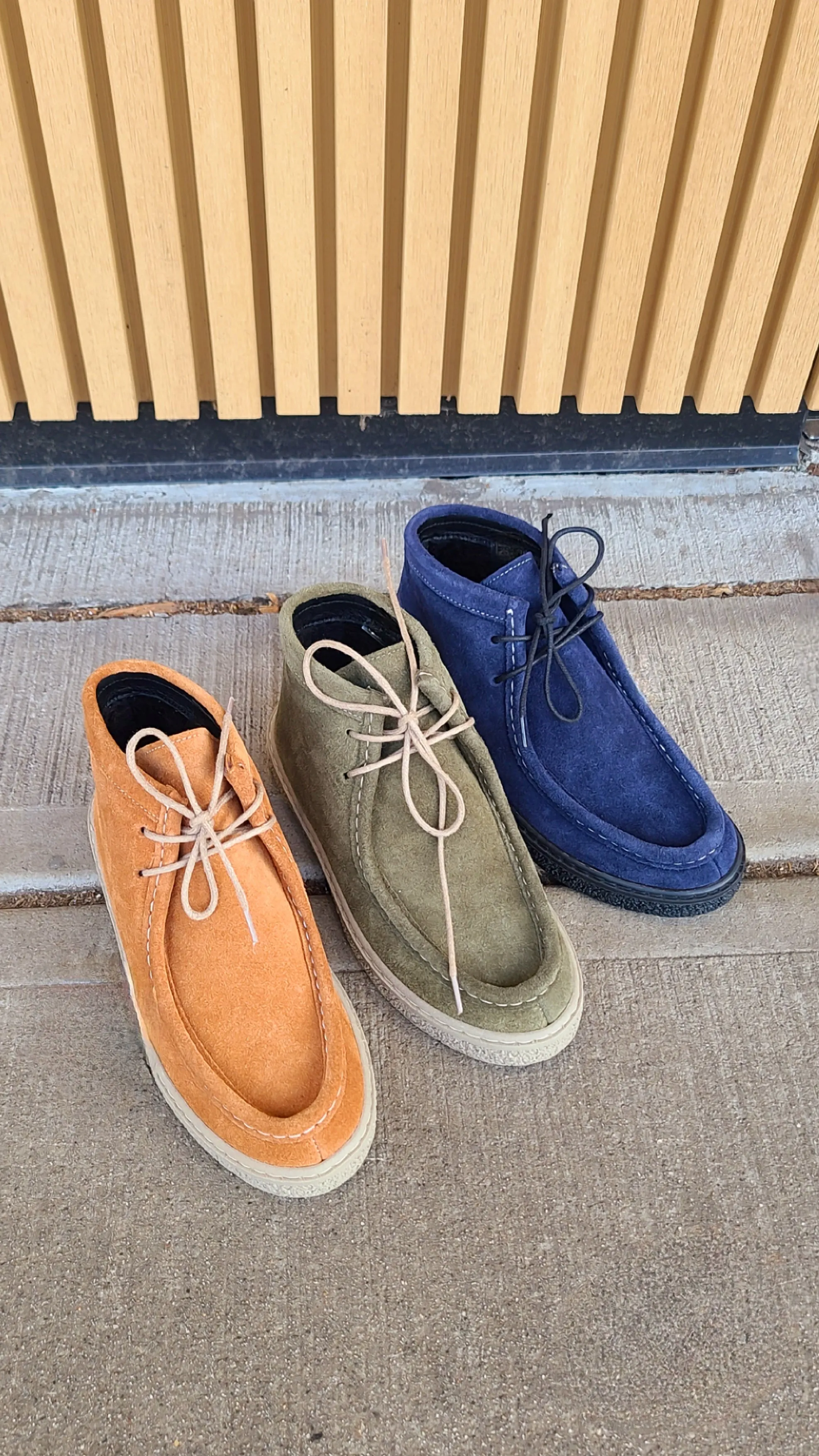 Moody Khaki Suede Boot