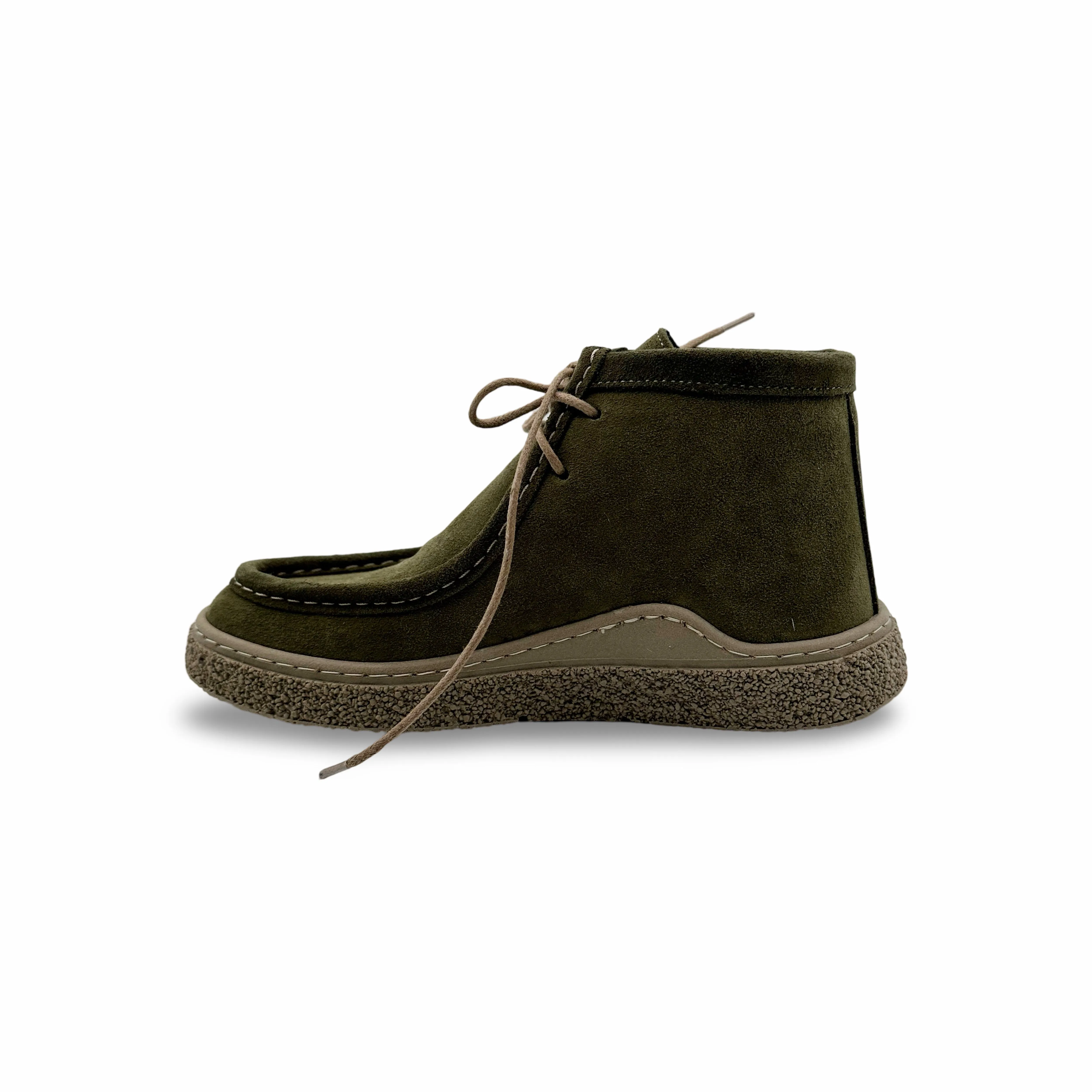 Moody Khaki Suede Boot
