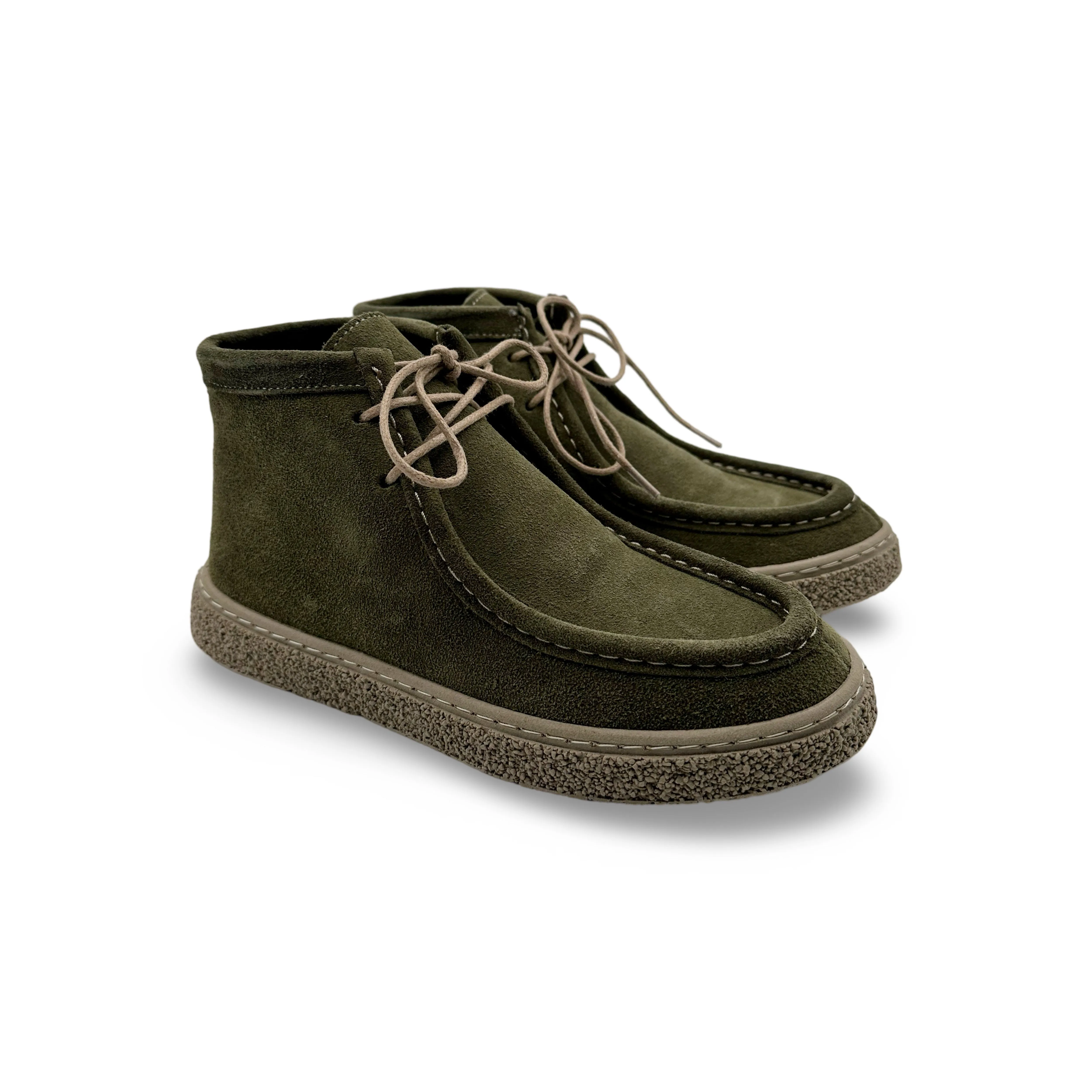 Moody Khaki Suede Boot
