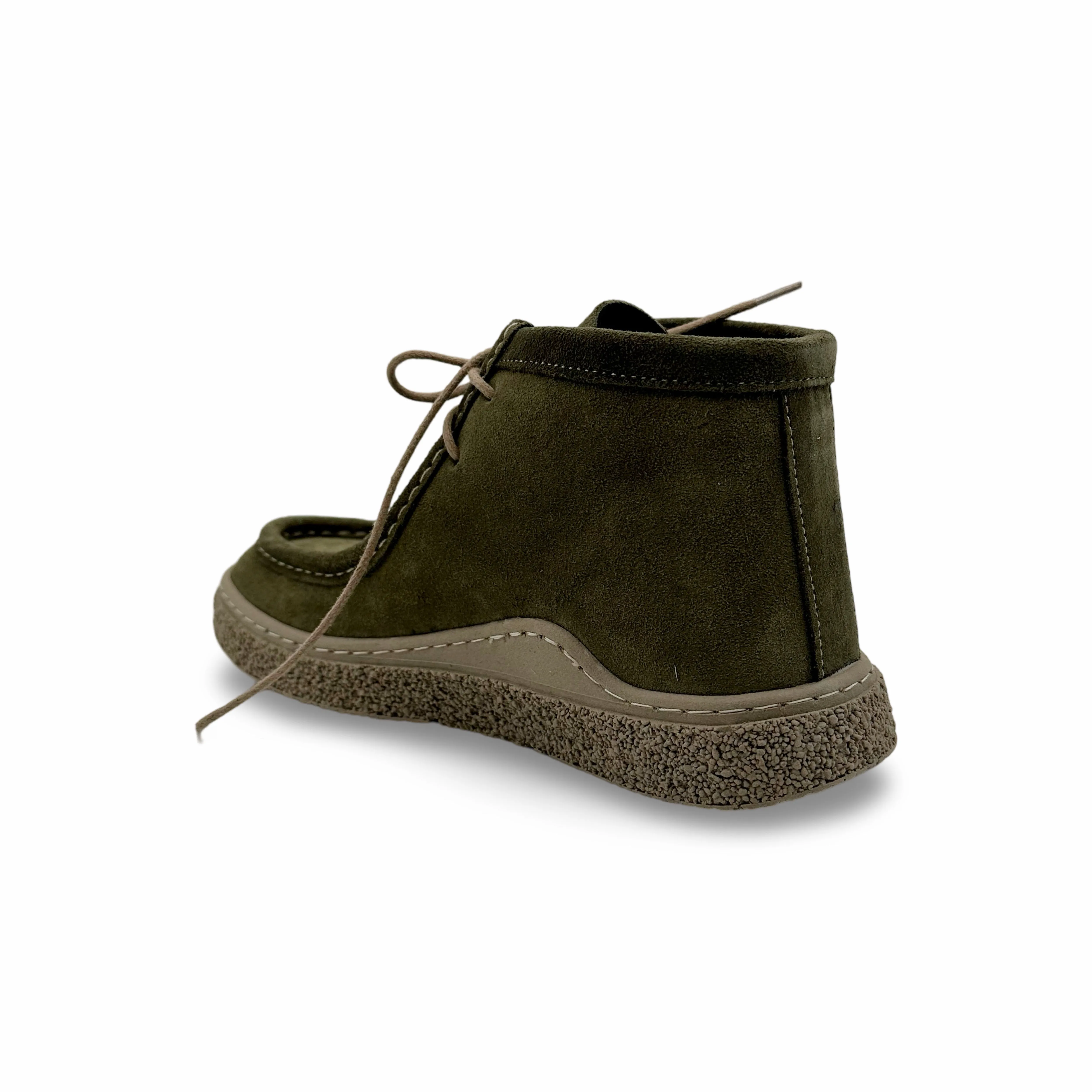 Moody Khaki Suede Boot