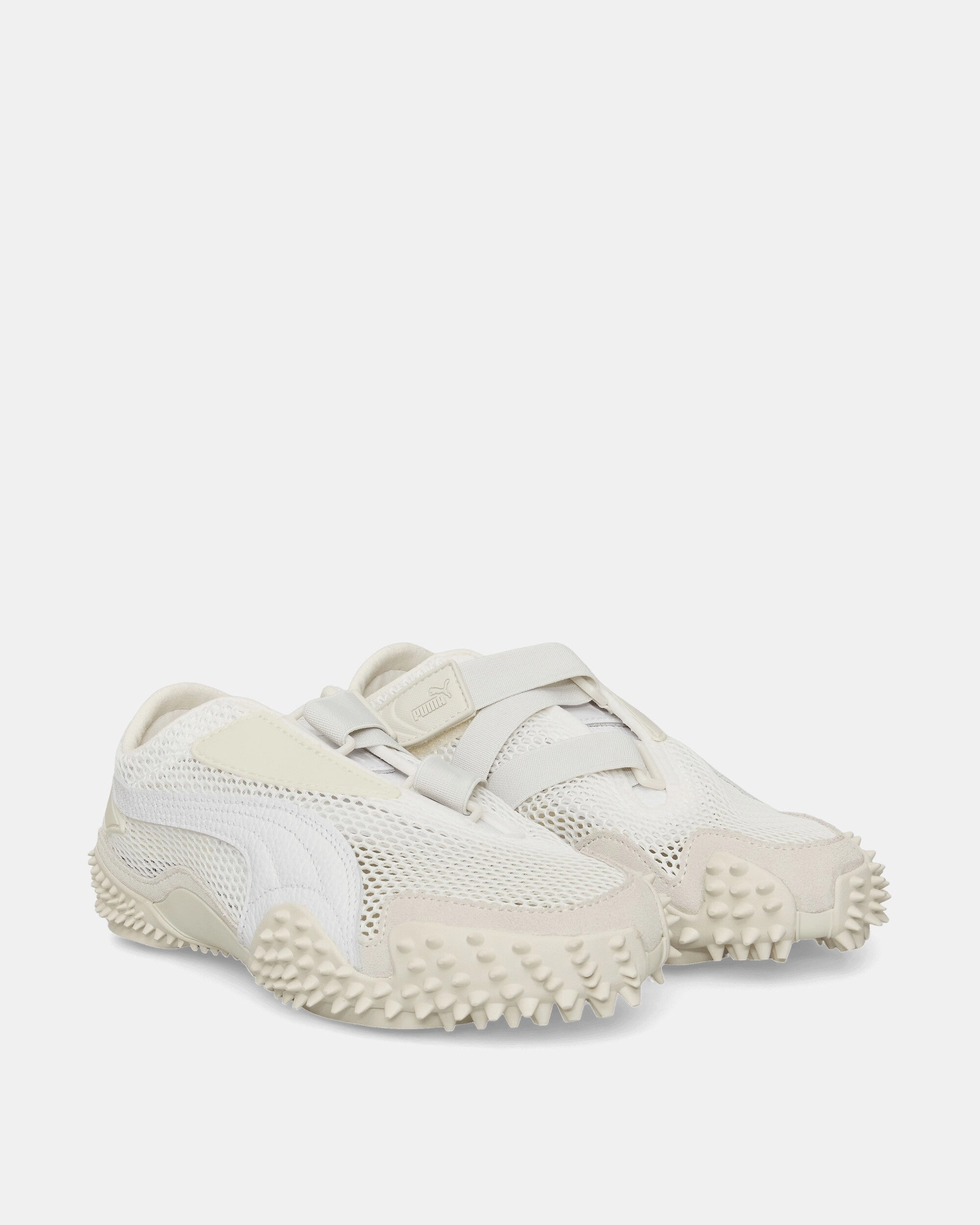Mostro Mesh Sneakers White Modern Athletic Shoes