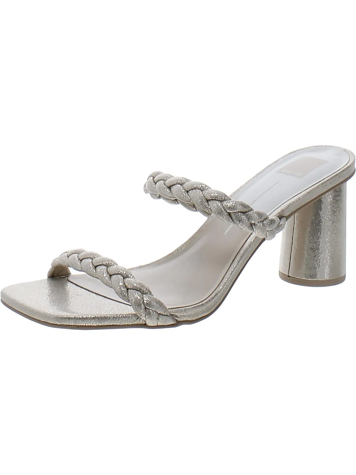 Nairi Woven Womens Braided Square Toe Heels