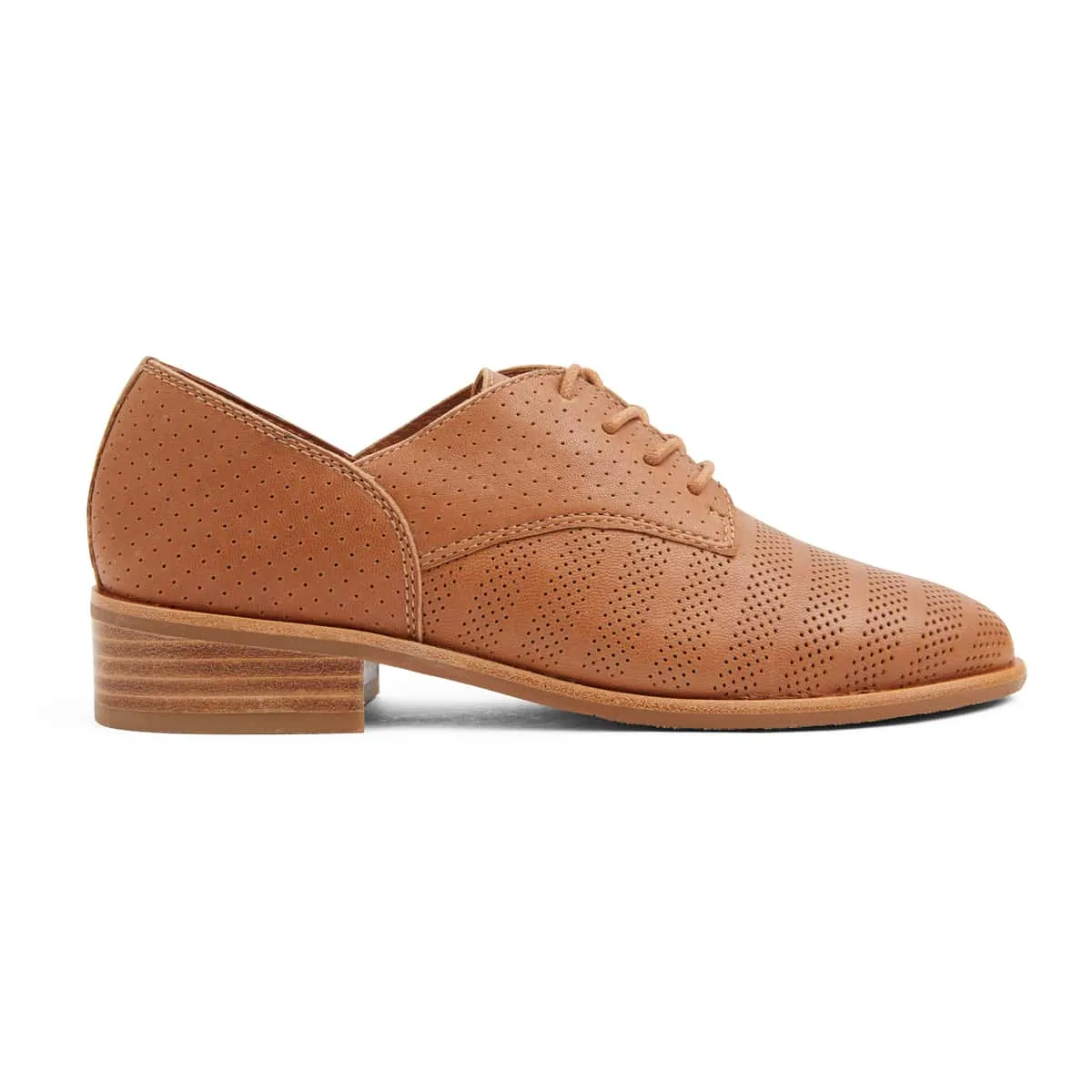 Nandy Brogue in Tan Leather