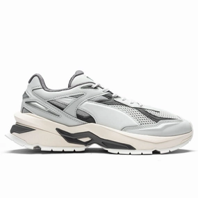 Nano Odyssey - Feather Grey/Cool Mid Grey Puma shoes with suede and modern shape