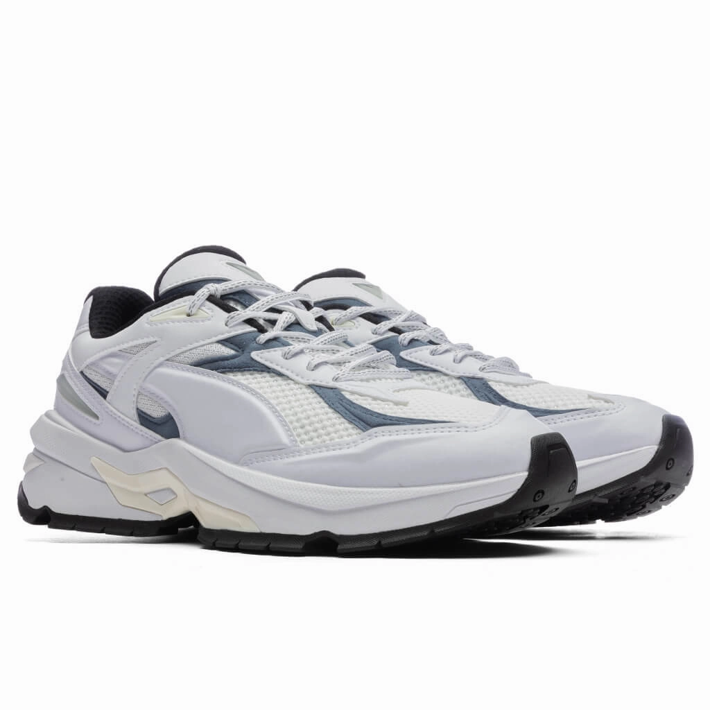Nano Rdr Odyssey - White/Evening Sky Puma Suede Street Sneakers