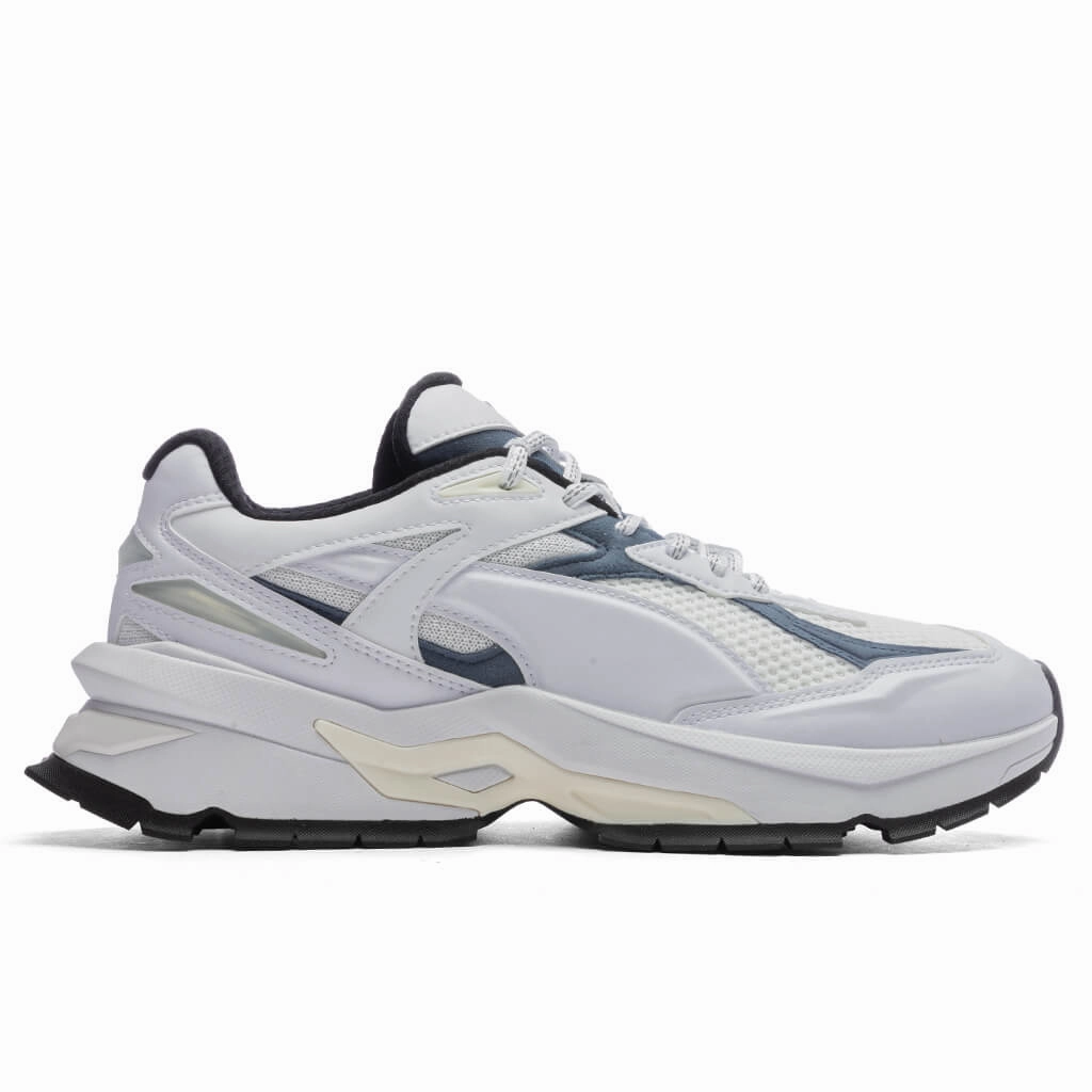Nano Rdr Odyssey - White/Evening Sky Puma shoes with suede and modern shape