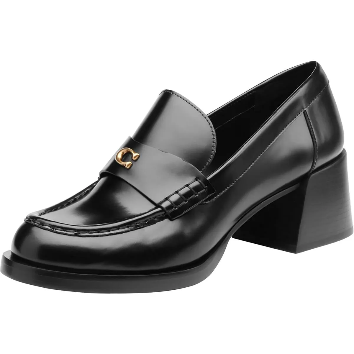 NATALIE Womens Laceless Faux Leather Loafers