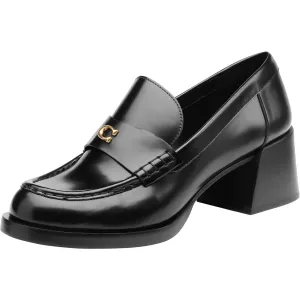 NATALIE Womens Laceless Faux Leather Loafers