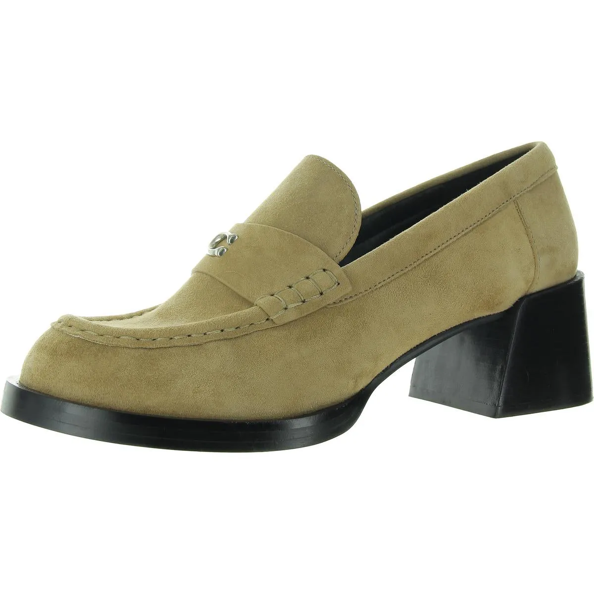 NATALIE Womens Laceless Faux Leather Loafers
