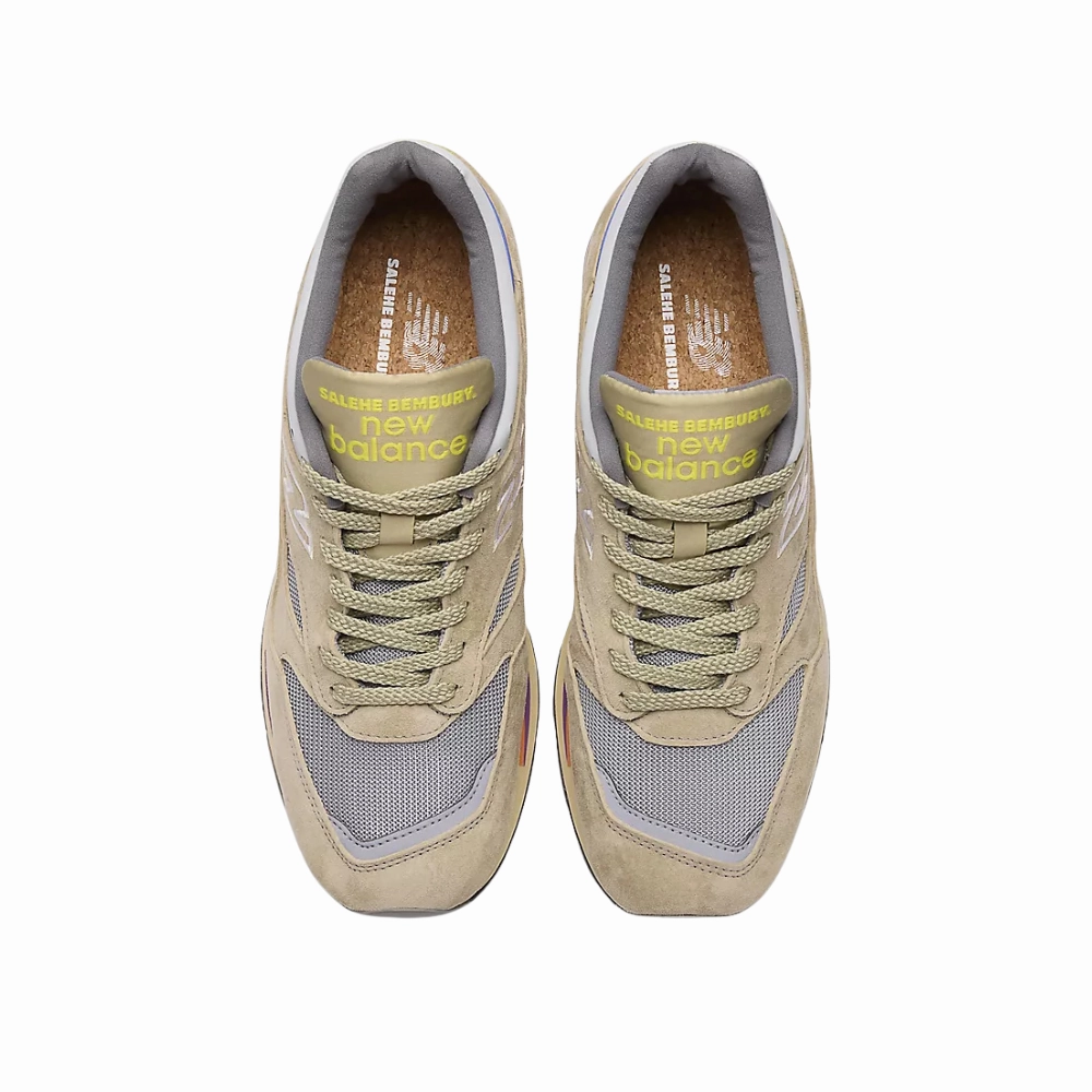 New Balance 1500 MiUK Salehe Bembury Olive Grey Iconic Court Sneakers