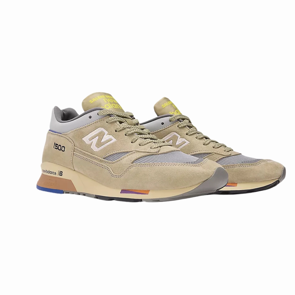 New Balance 1500 MiUK Salehe Bembury Olive Grey Iconic Court Sneakers