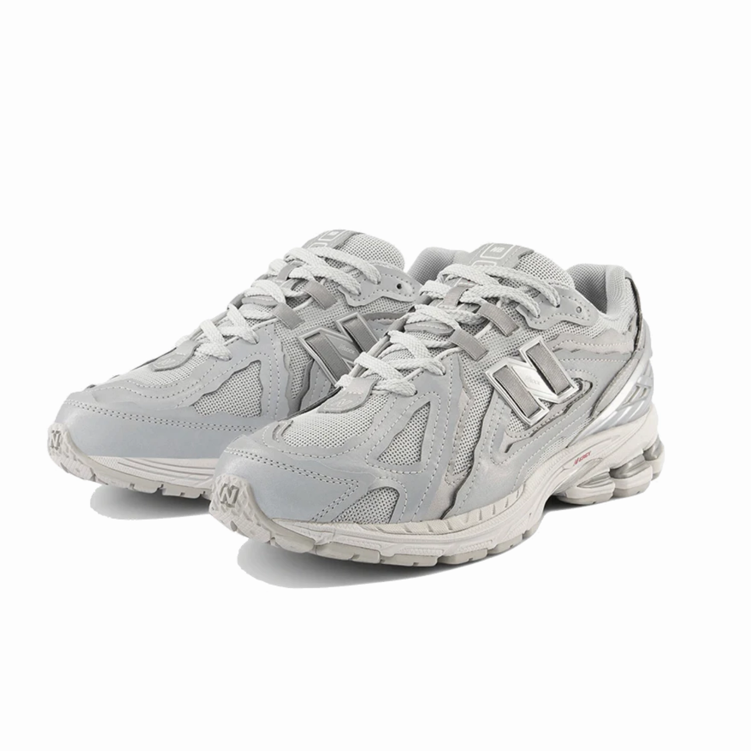 New Balance 1906D Protection Pack Silver Metallic White Crimson Iconic Court Sneakers