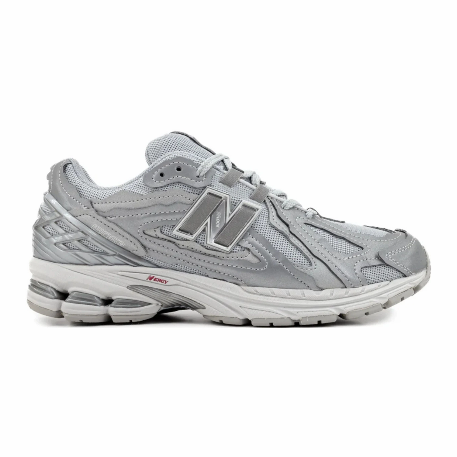 New Balance 1906D Protection Pack Silver Metallic White Crimson Iconic Court Sneakers