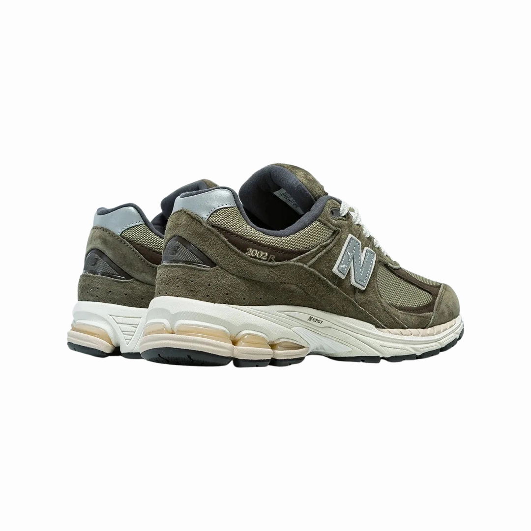 New Balance 2002R Olive Brown M2002RHN Iconic Court Sneakers