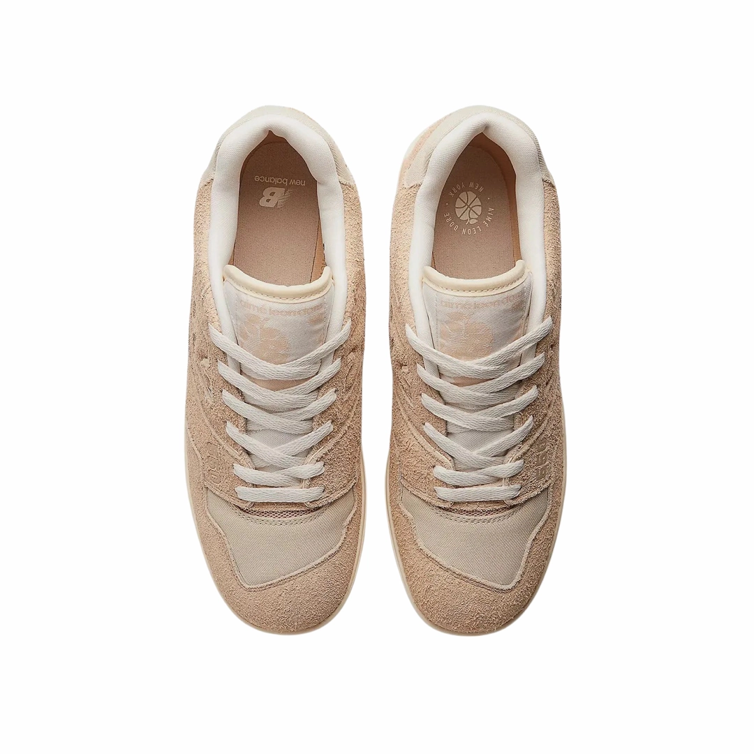 New Balance 550 Aime De Leon Dore Taupe Suede Iconic Court Sneakers