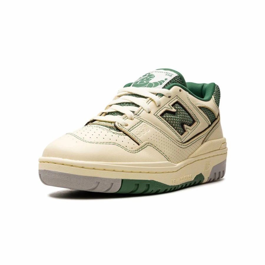 New Balance 550 Aime Leon Dore Masaryk Community Gym Green Dawn Glow Classic Pine Iconic Court Sneakers
