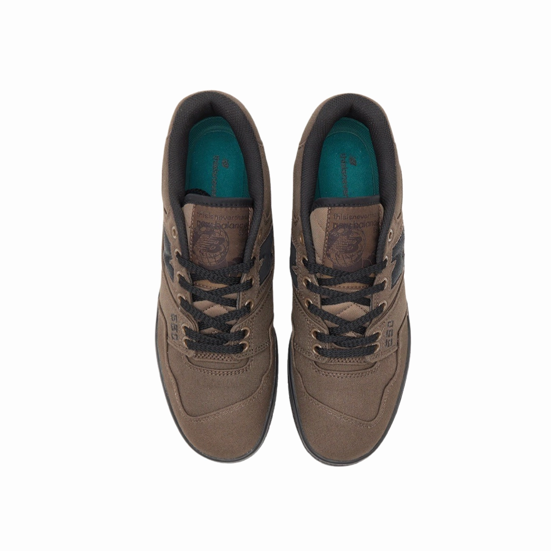New Balance 550 Thisisneverthat brown Iconic Court Sneakers