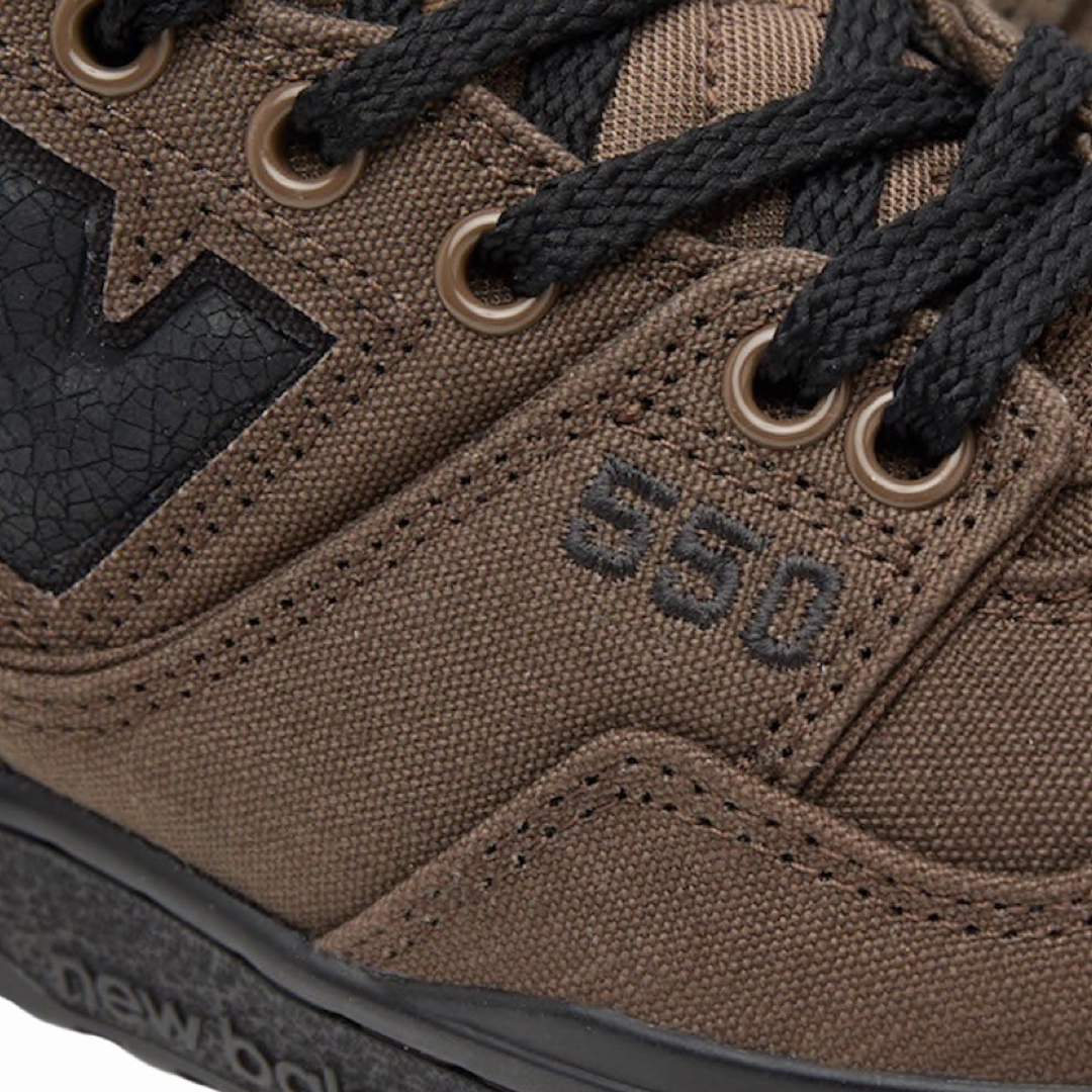 New Balance 550 Thisisneverthat brown Iconic Court Sneakers