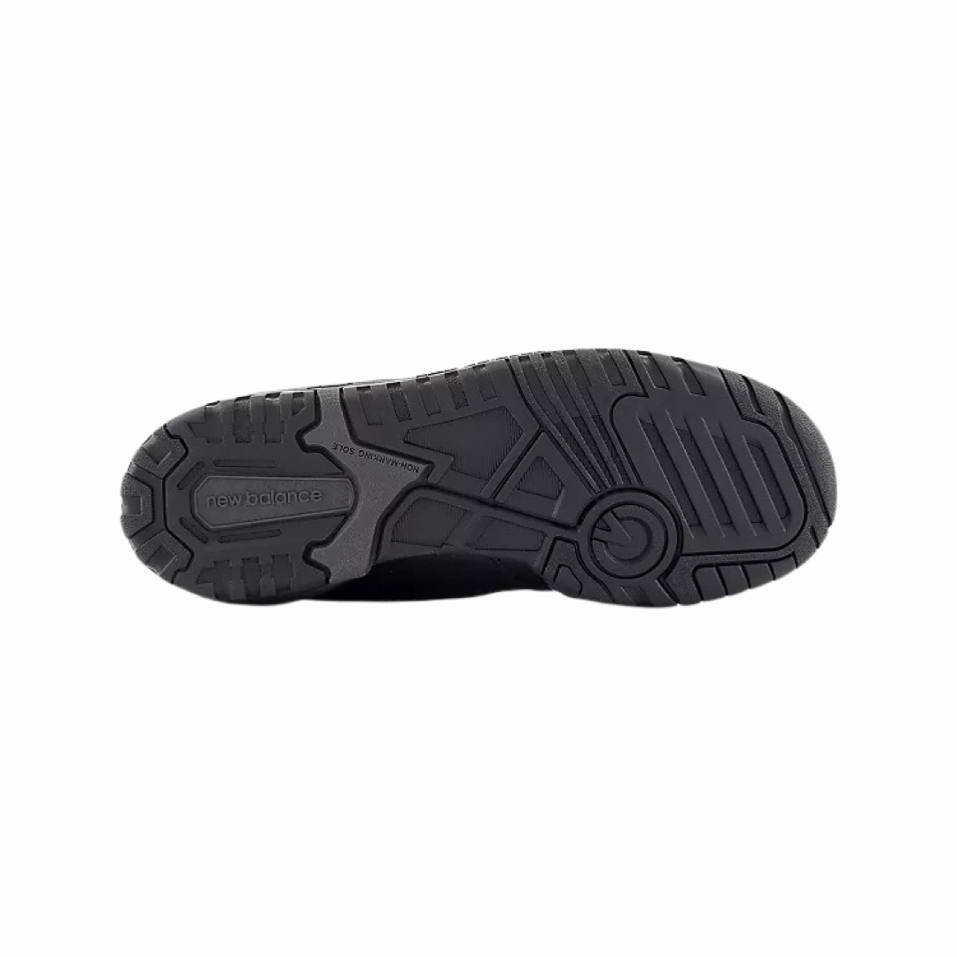 New Balance 550 Triple Black Iconic Court Sneakers