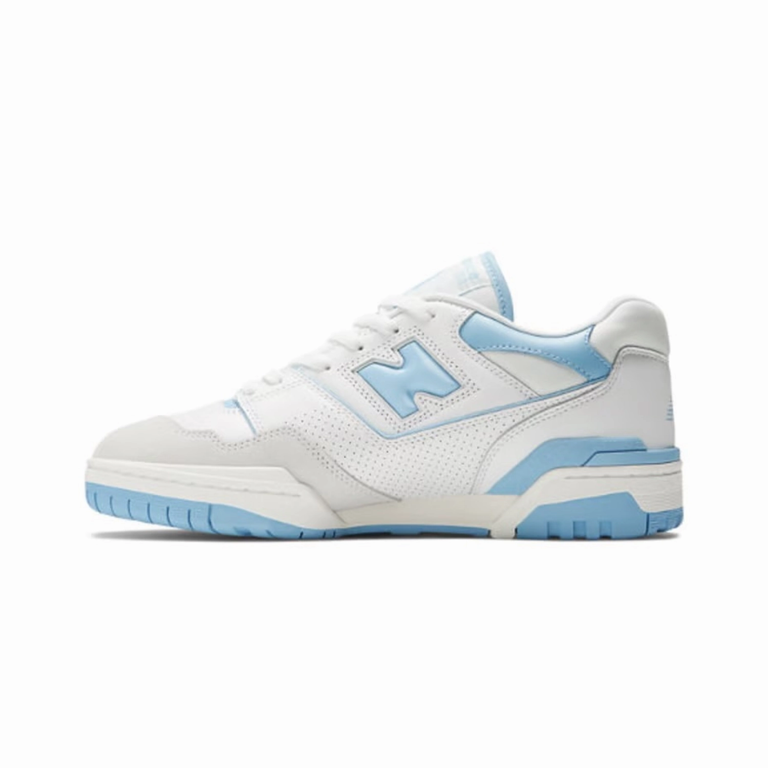 New Balance 550 White Blue Haze Rain Cloud Iconic Court Sneakers