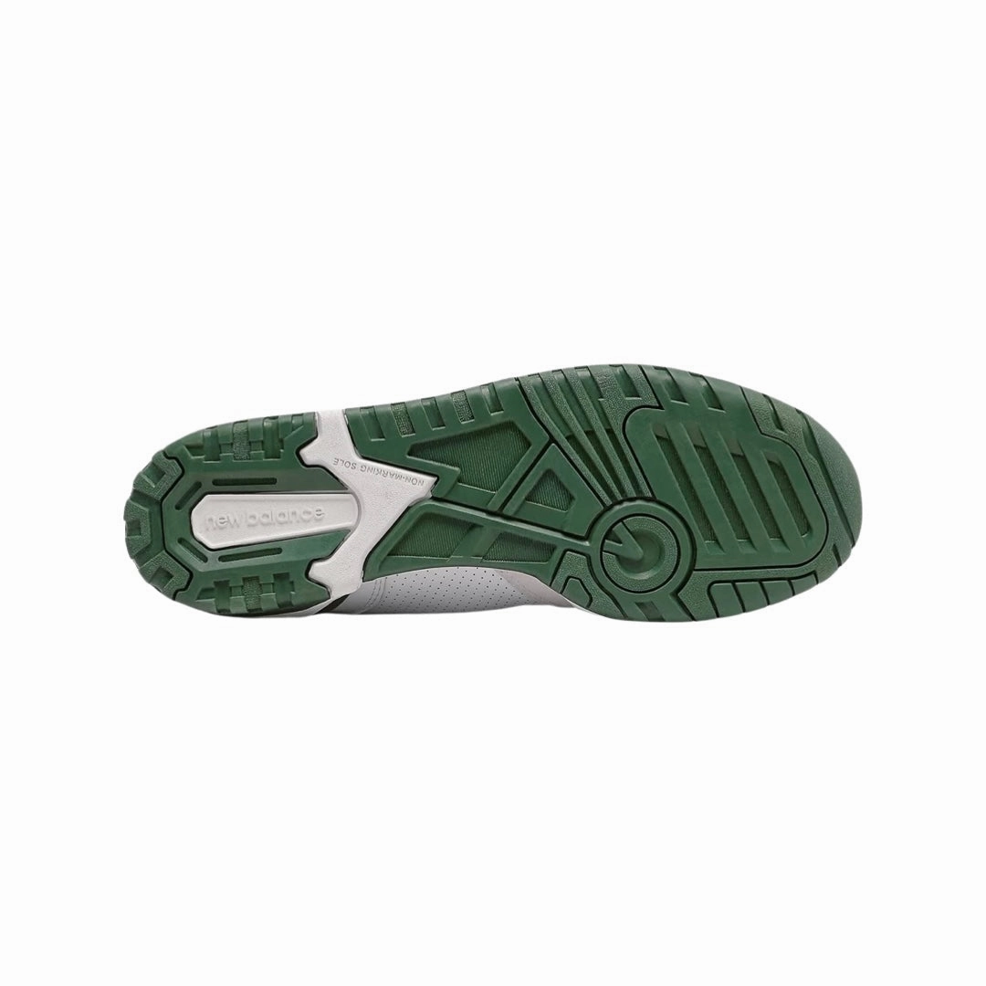 New Balance 550 White Green Iconic Court Sneakers