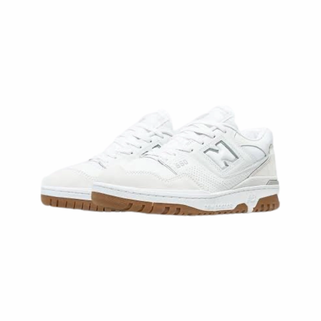 New Balance 550 White Gum Iconic Court Sneakers