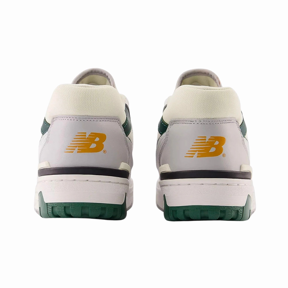 New Balance 550 White Nightwatch Green Iconic Court Sneakers