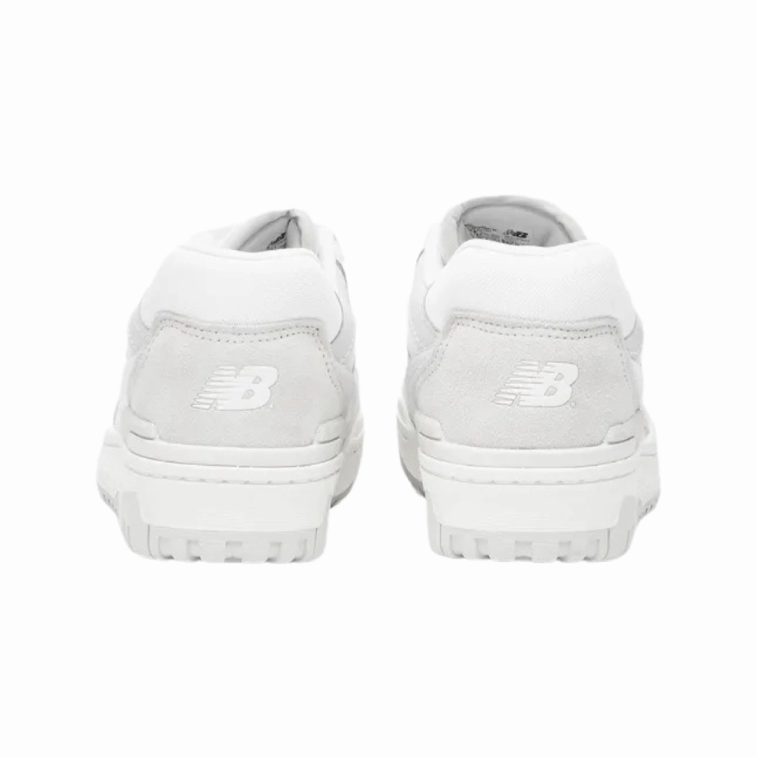 New Balance 550 White White Grey Iconic Court Sneakers