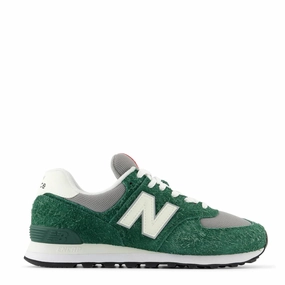 New Balance 574 Trainers Nightwatch Green / Sea Salt New Balance footwear options