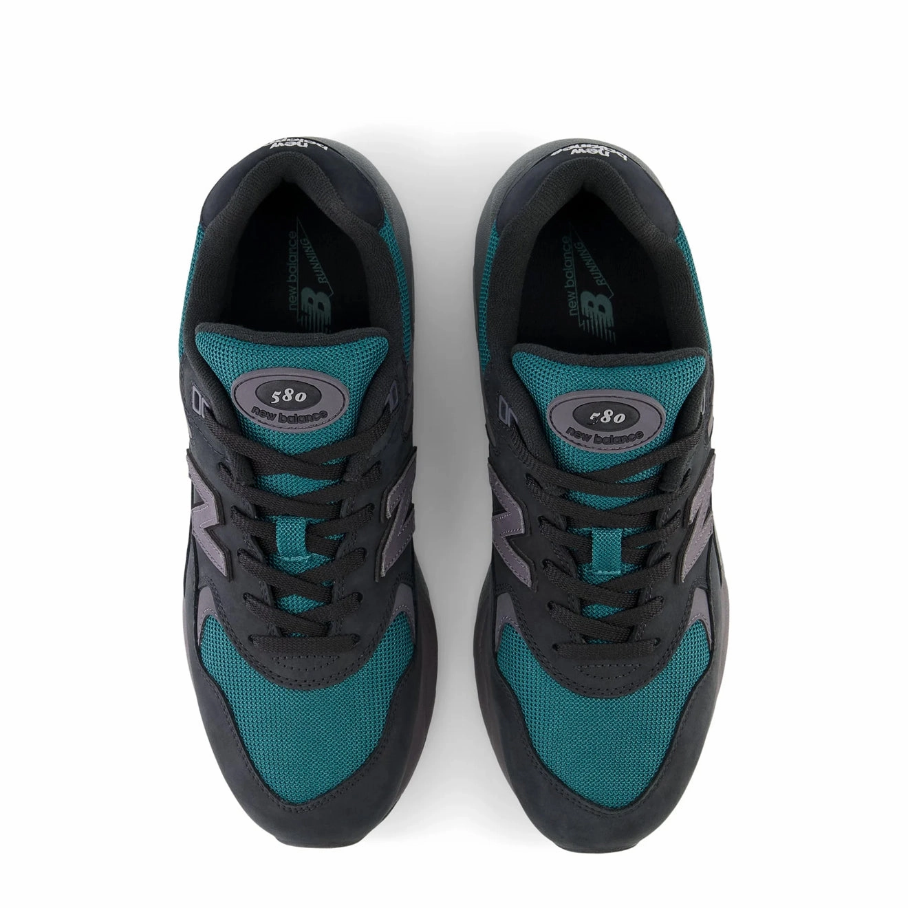 New Balance 580 Trainers Black / Vintage Teal / Magnet Heritage Daily Wear
