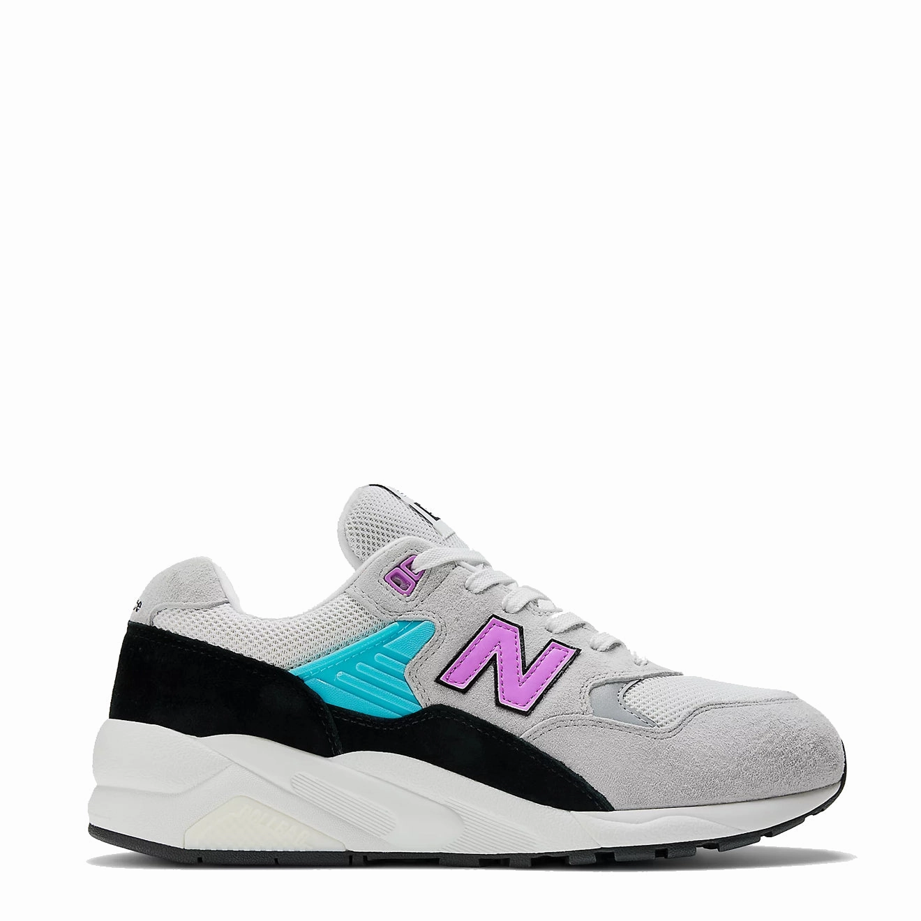 New Balance 580 Trainers Raincloud / White /Cosmic Rose New Balance footwear options