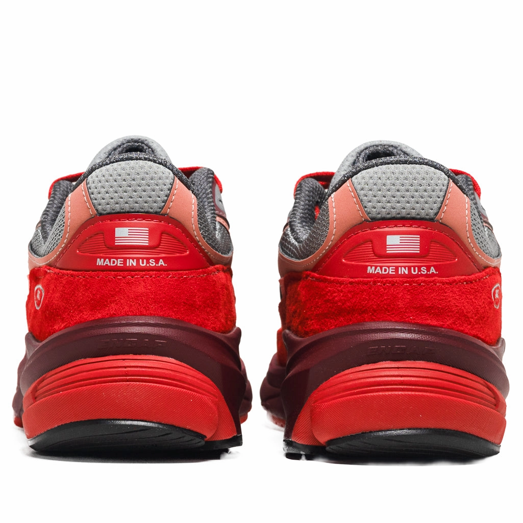 New Balance Made In USA 990v6 - Molten Lava/Monarch Burgundy New Balance versatile casual sneakers