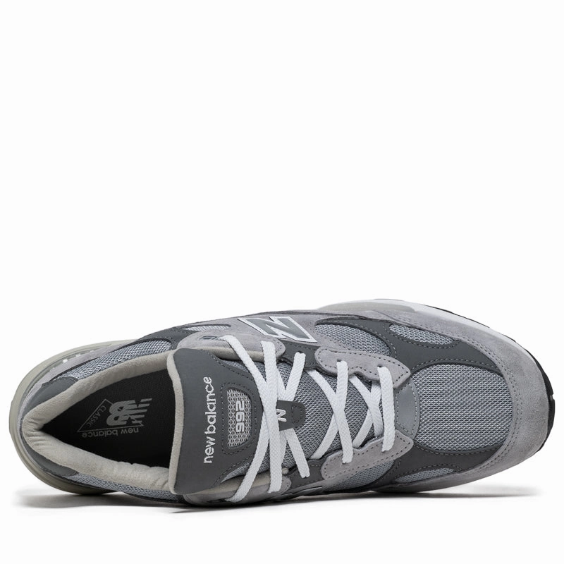 New Balance Made in USA 992 - Grey/Silver Metallic New Balance versatile casual sneakers