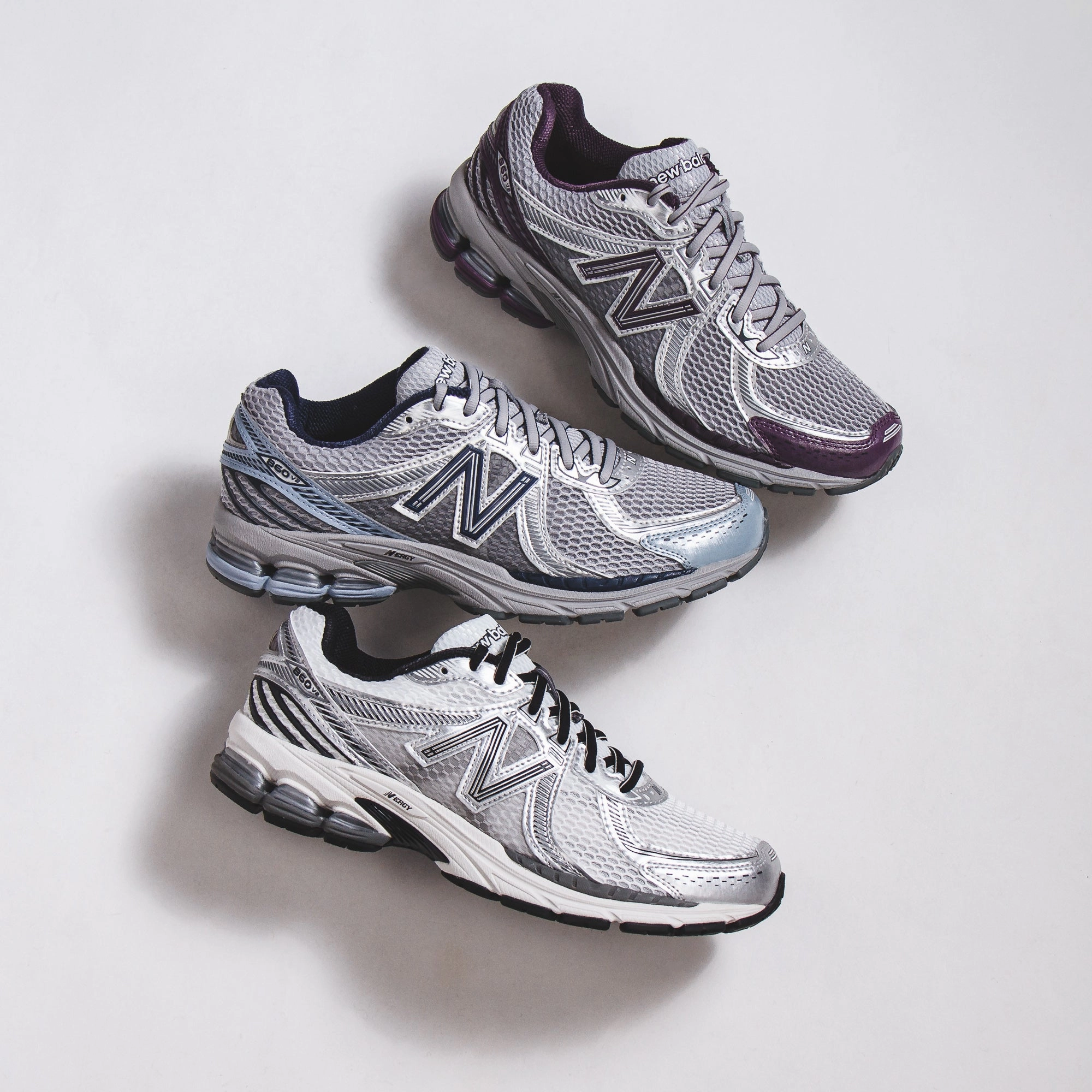 New Balance Men 860v2 Raincloud Dusted Grape ML860PP2 classic New Balance pictures