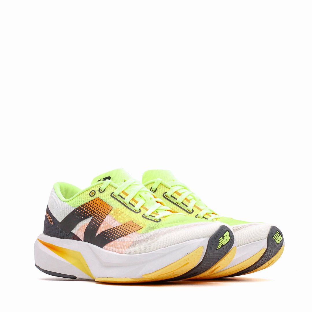 New Balance Men FuelCell Rebel v4 White Lime MFCXLL4 classic New Balance pictures