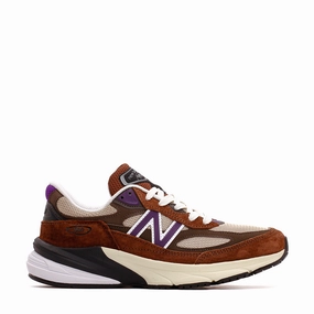 New Balance Unisex 990v6 Rich Oak Cosmic Grape U990OP6 New Balance classic shoe silhouettes