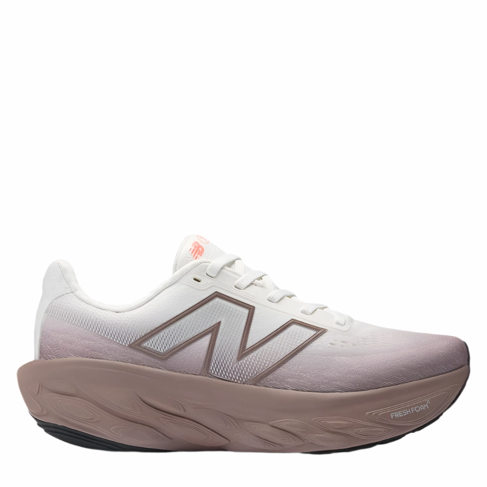 New Balance Women's 1080 v14 Running Shoes in Earth Shadow/Reflection/Urgent Red AW25 New Balance supportive walking shoes for comfort