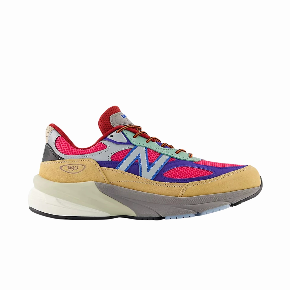 New Balance x Action Bronson 990 v6 Hi Pink royal blue New Balance shoe styles
