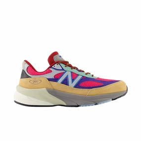 New Balance x Action Bronson 990 v6 Hi Pink royal blue New Balance shoe styles