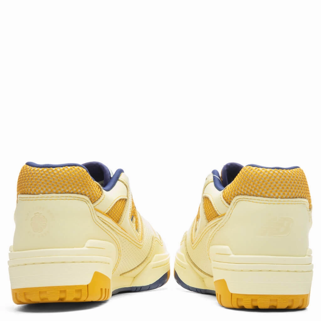 New Balance x Aime Leon Dore P550 Basketball Oxfords - White/Yellow New Balance Sport & Comfort Shoes