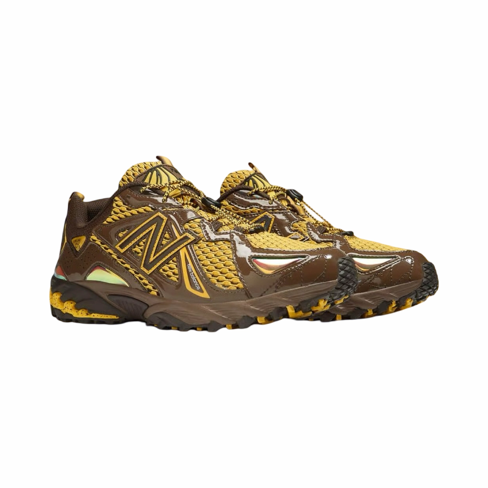 New Balance x Amine the Mooz 610T Dessert Palm True Yellow Iconic Court Sneakers