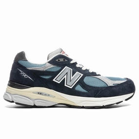 New Balance x Teddy Santis 990v3 - NB Navy New Balance shoes for walking and running