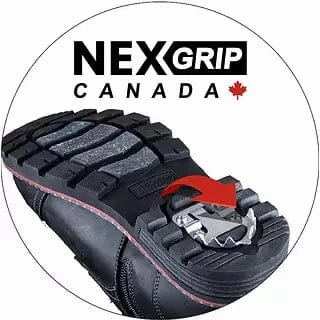 NEXGRIP ICE STONE W/ CLEAT MEN'S MEDIUM AND WIDE Nexgrip winter traction footwear